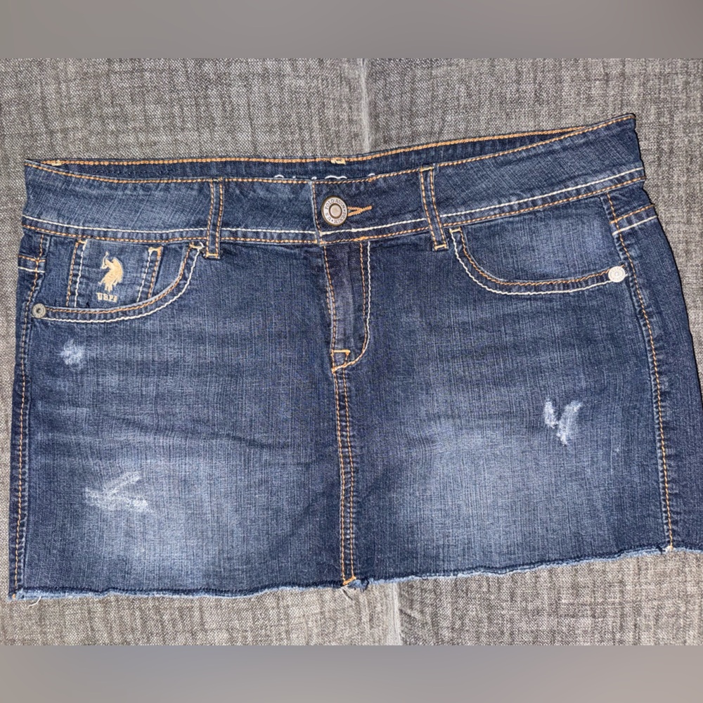 USPA Womens Denim Skirt
